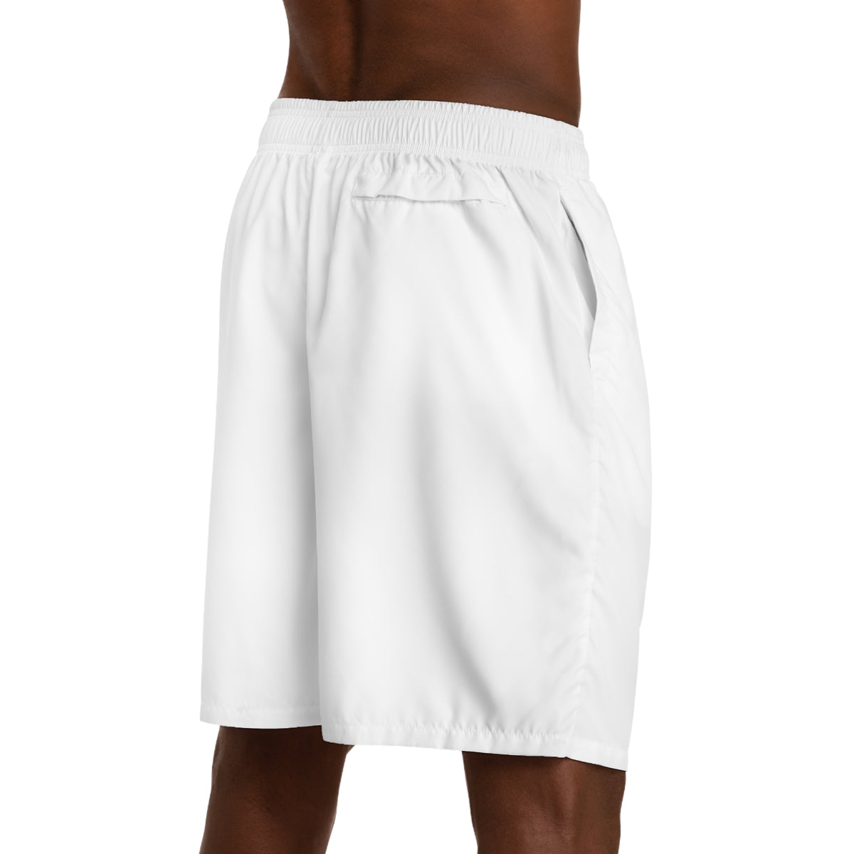 RADNIS Men's Athletic Jogger Shorts — Vertical 'RADNIS' Graphic