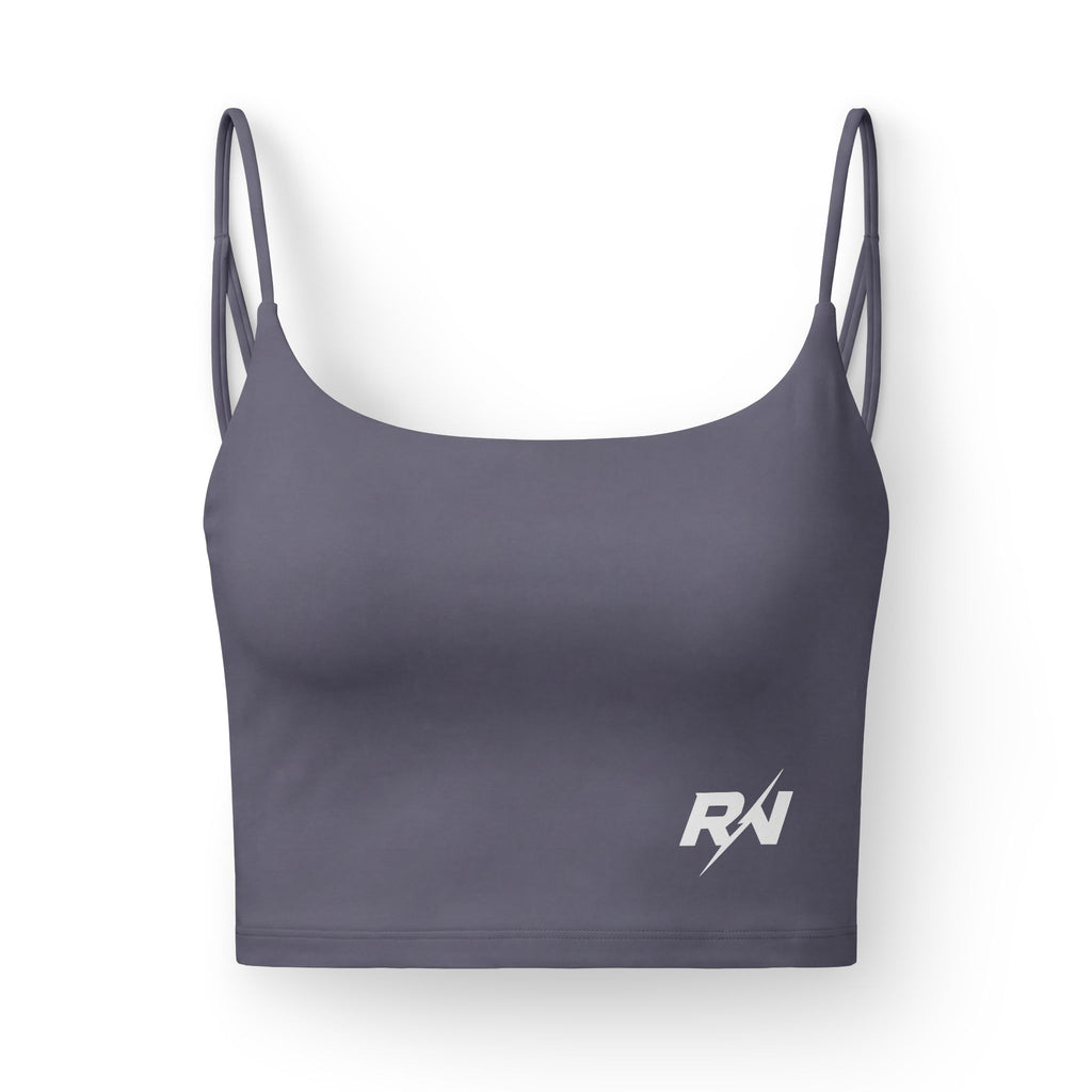 Women's Luxe Bra — Sleek Black Crop Bralette