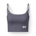 Women's Luxe Bra — Sleek Black Crop Bralette