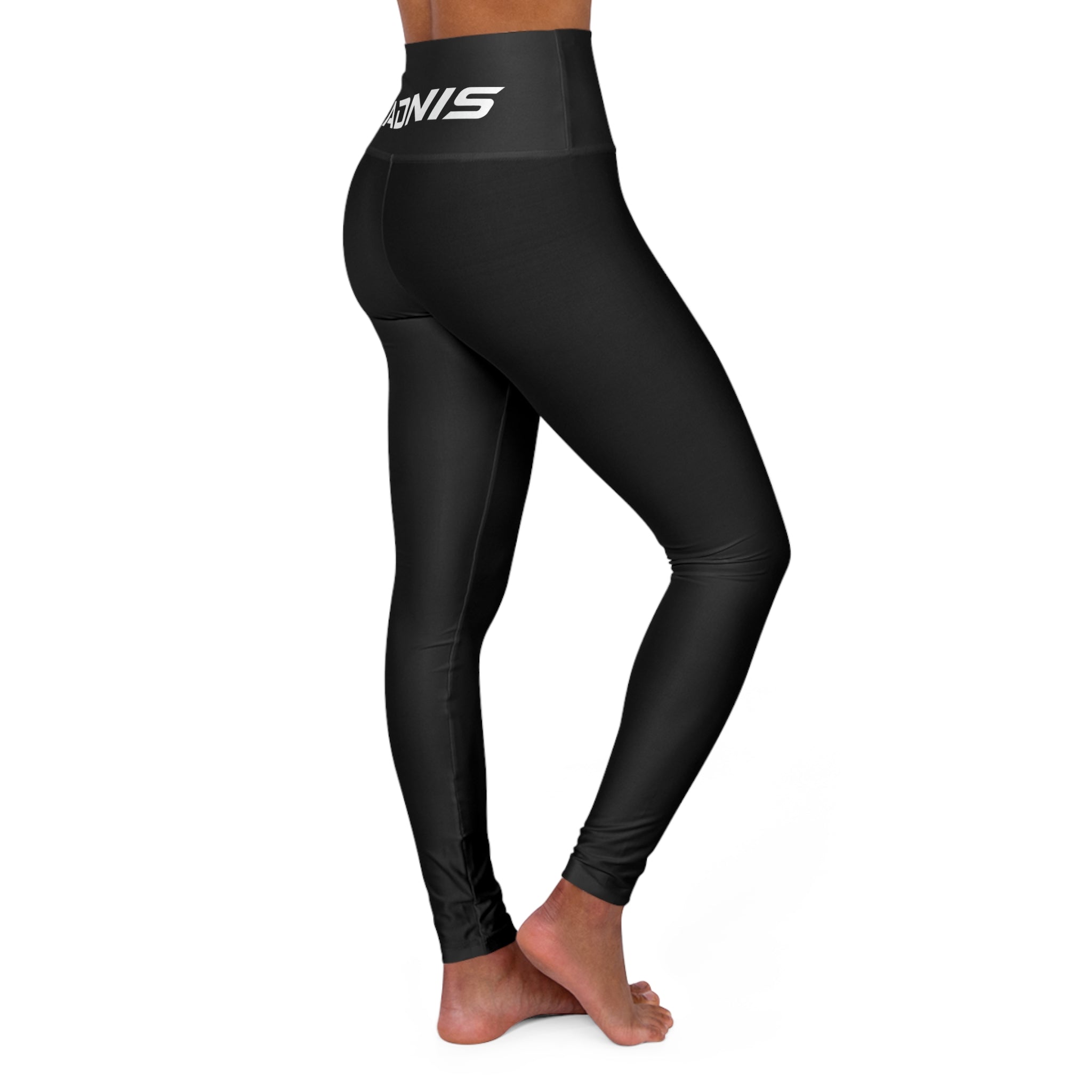 RADNIS Black High-Waisted Yoga Leggings