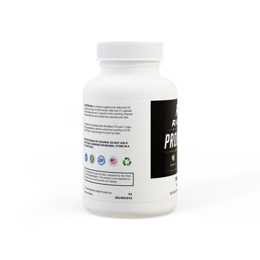 RADNIS Probiotics - 40 Billion CFU Gut & Digestive Support (60 Capsules)