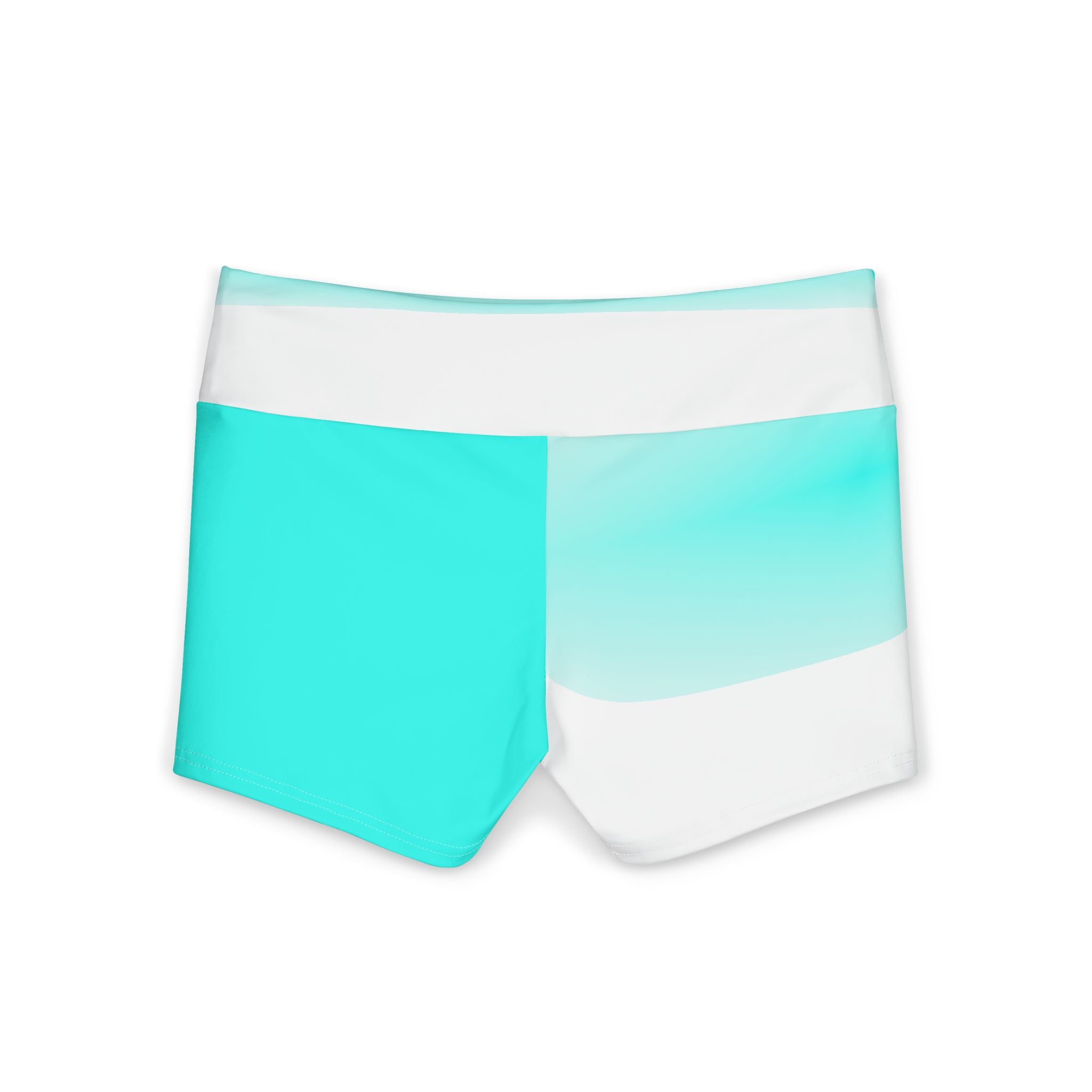 RADNIS Women's Yoga Shorts — High-Waist Polyester Activewear (solid color)
