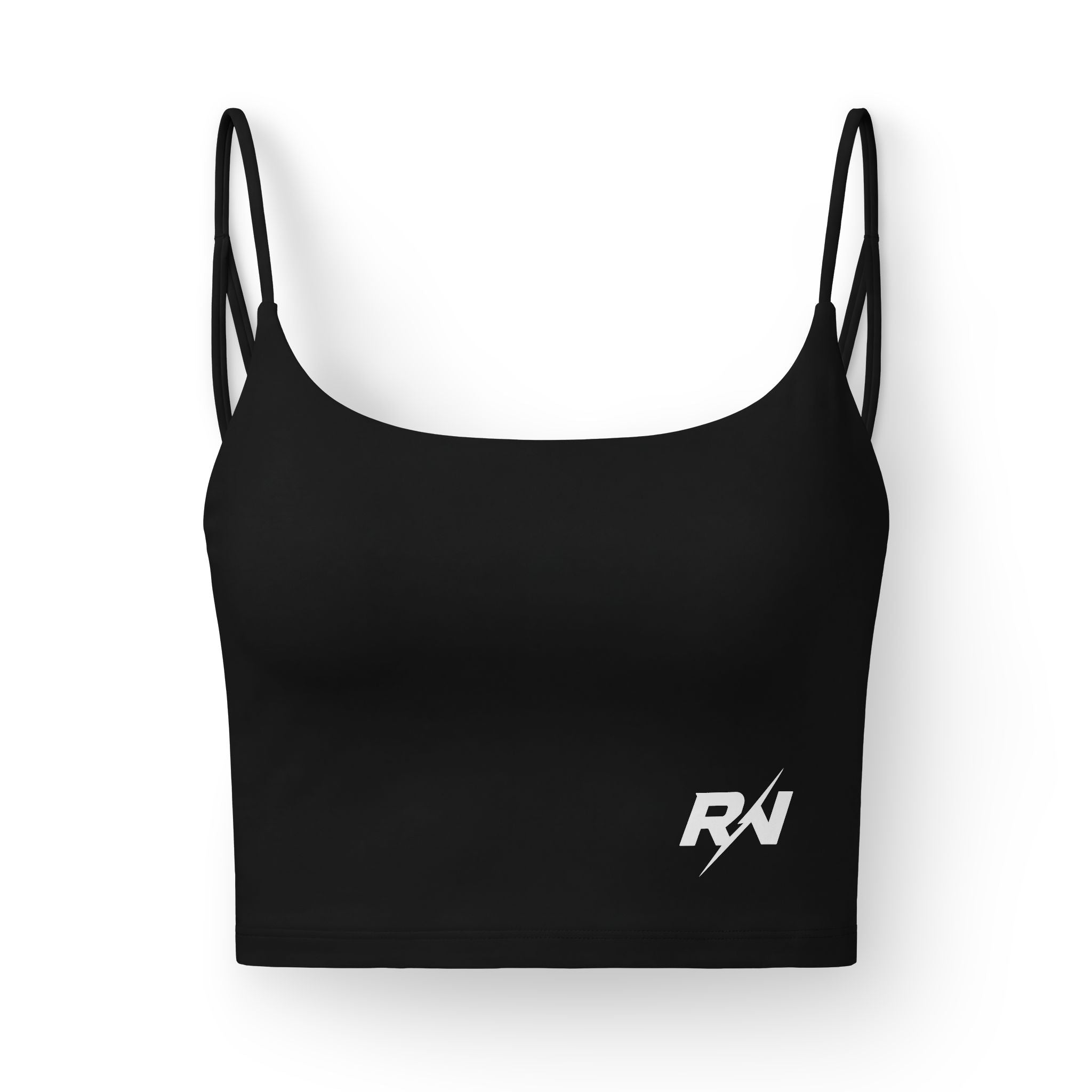 Women's Luxe Bra — Sleek Black Crop Bralette