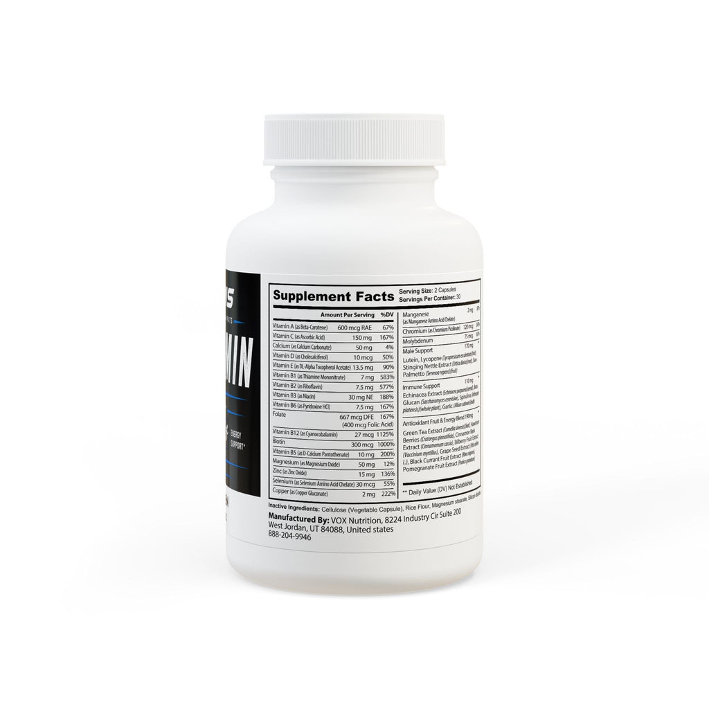 RADVIS Multivitamin for Men Supplement (60 Capsules)