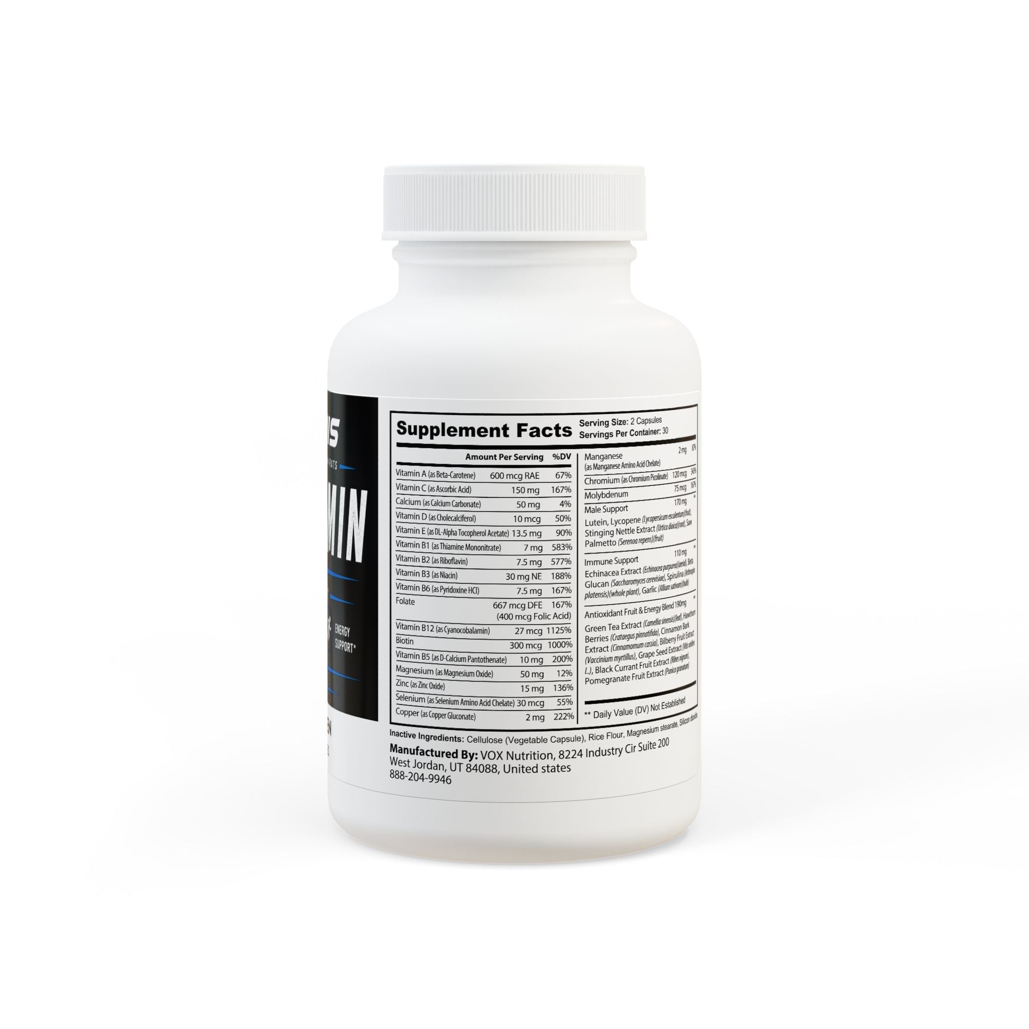 RADVIS Multivitamin for Men Supplement (60 Capsules)