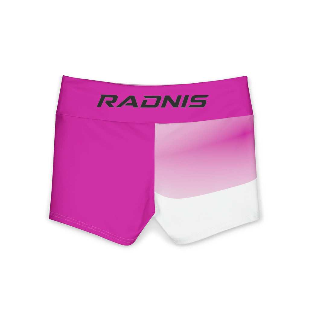 RADNIS Women's Yoga Shorts — High-Waist Polyester Activewear