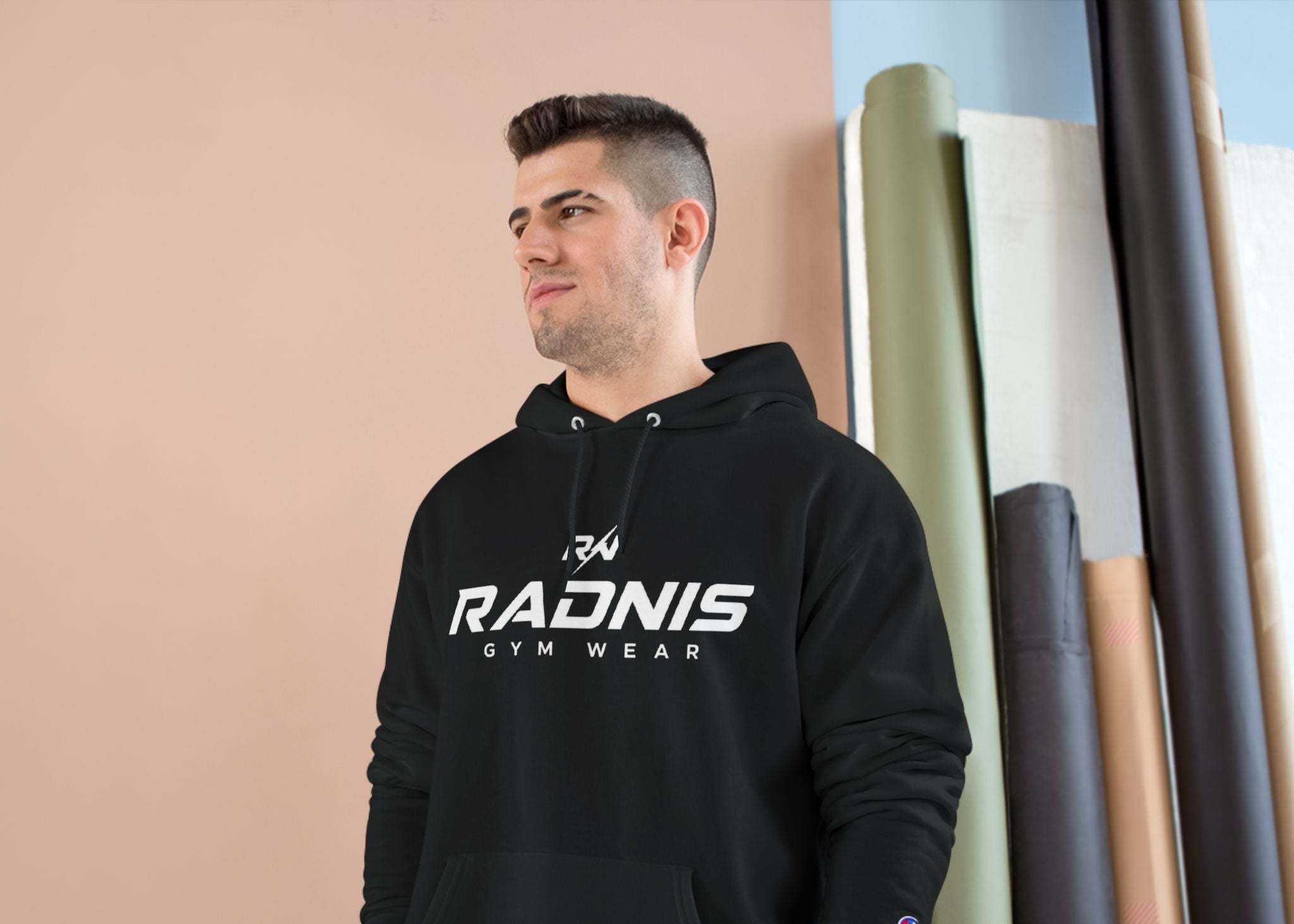 Champion Hoodie — Radnis Gym Wear Logo Pullover
