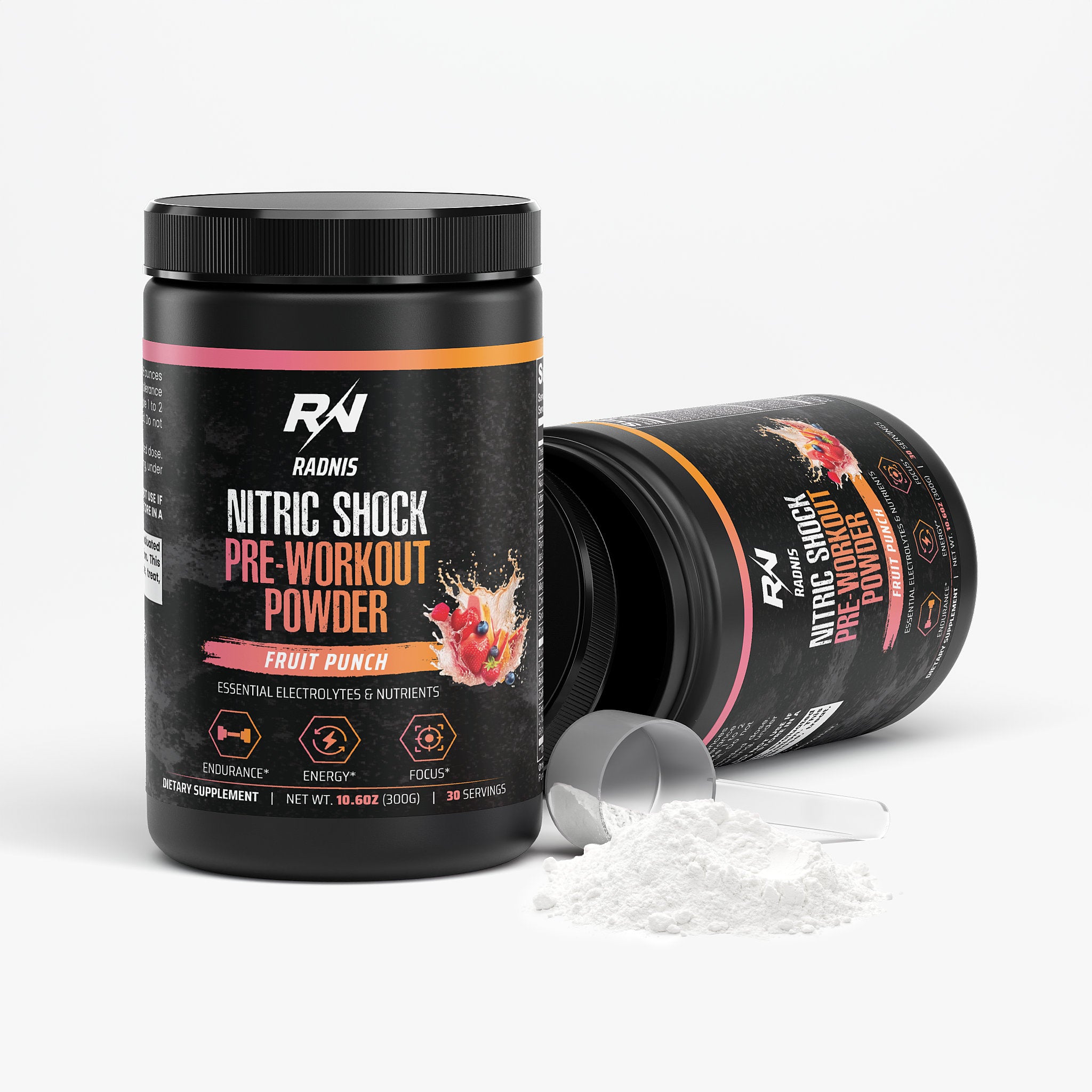 Nitric Shock Pre-Workout Powder (Fruit Punch)