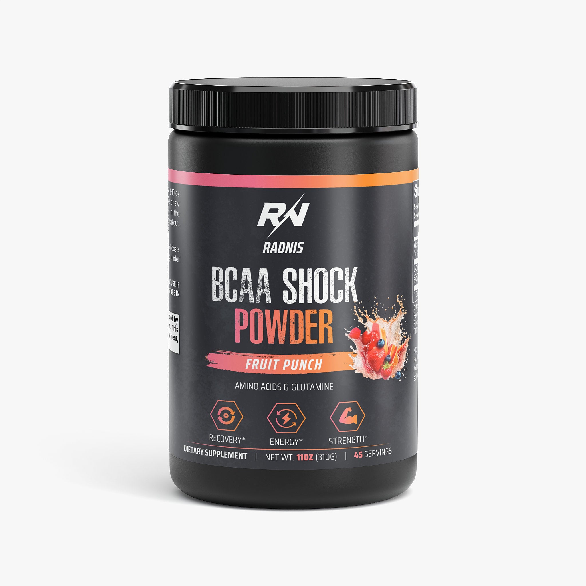 RADNIS BCAA Shock Powder (Fruit Punch)