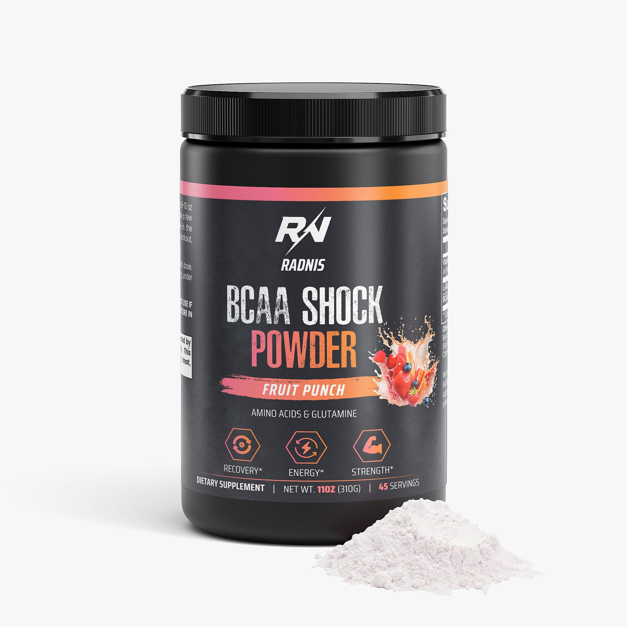 RADNIS BCAA Shock Powder (Fruit Punch)