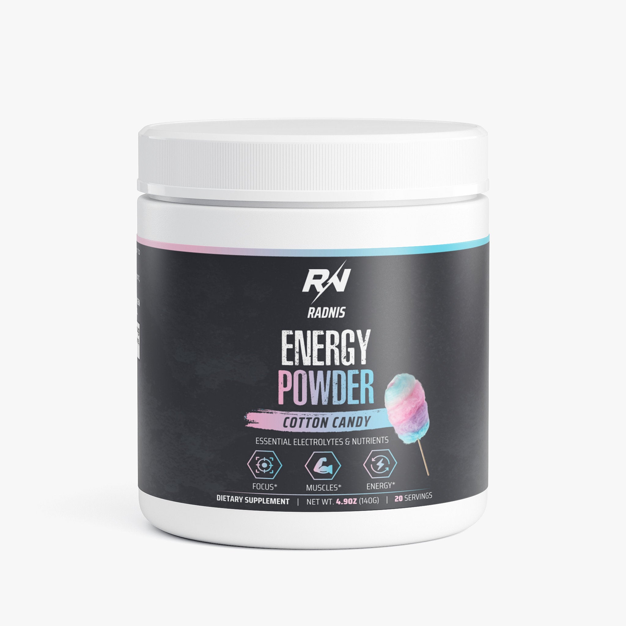 RADNIS Energy Powder (Cotton Candy)