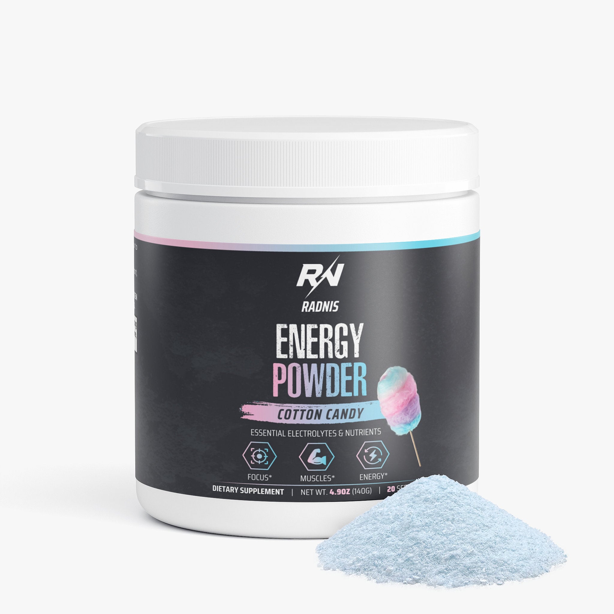 RADNIS Energy Powder (Cotton Candy)