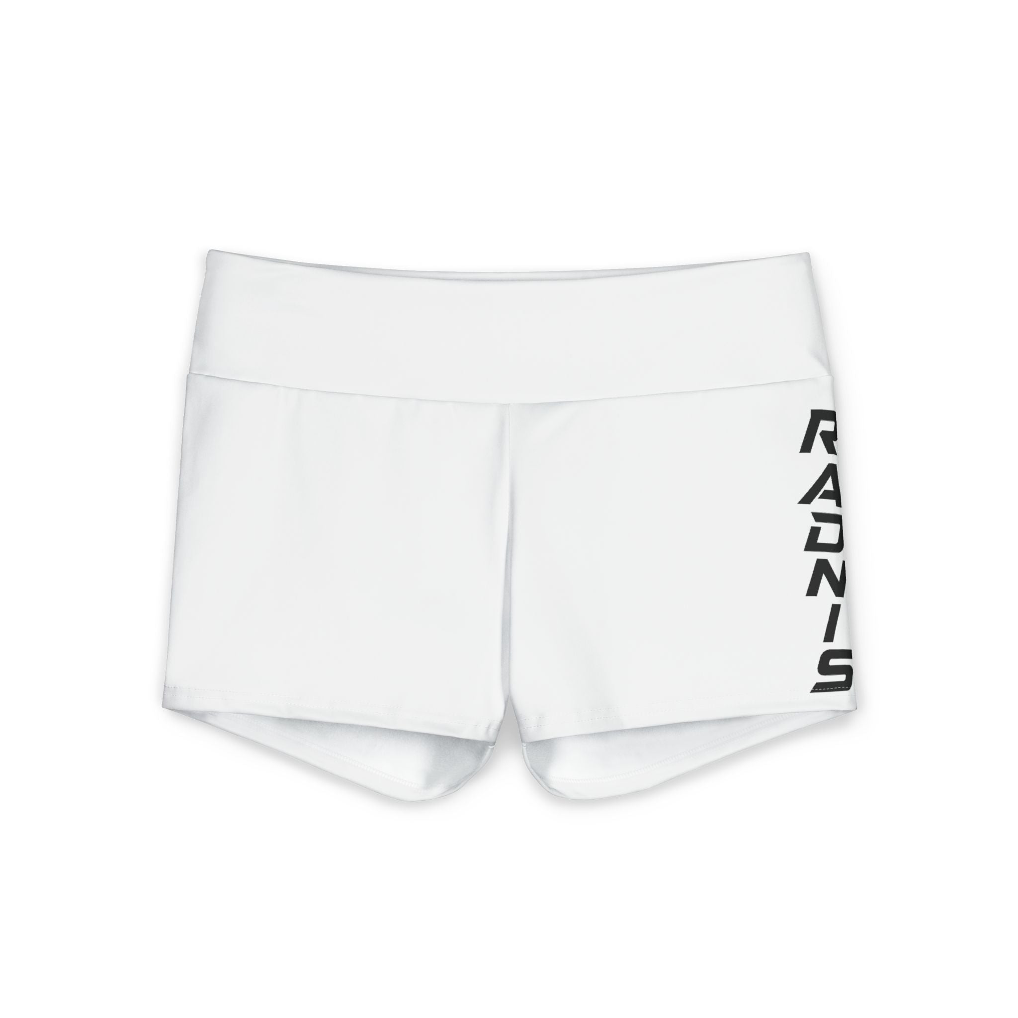 RADNIS Women's Yoga Shorts White