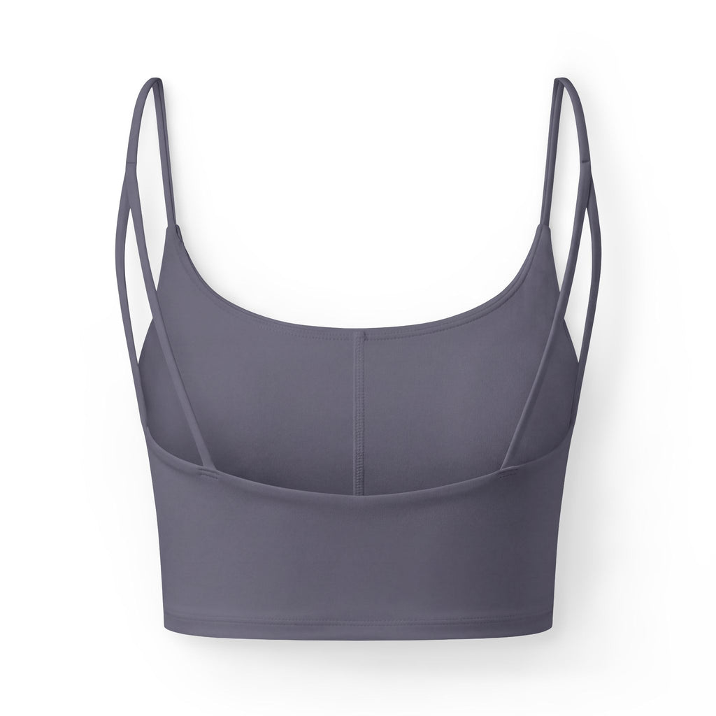 Women's Luxe Bra — Sleek Black Crop Bralette