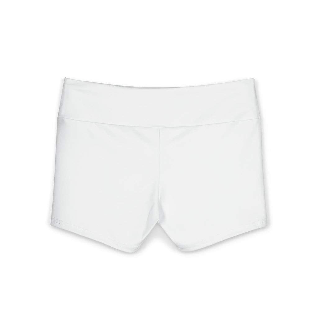 RADNIS Women's Yoga Shorts White
