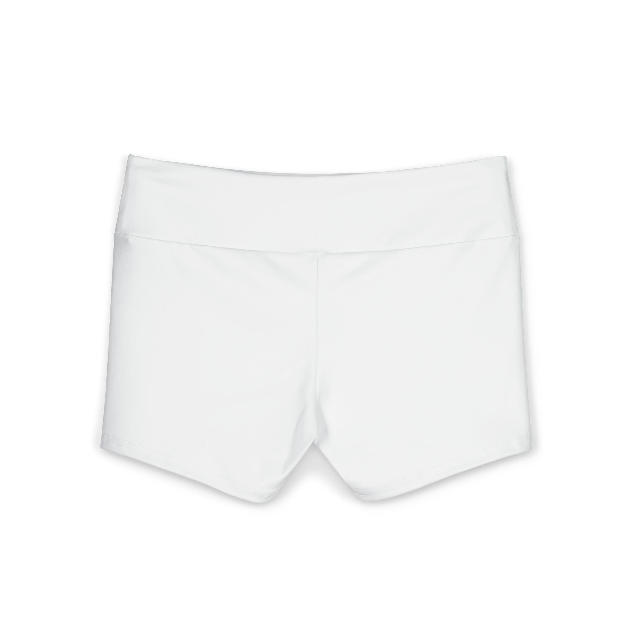 RADNIS Women's Yoga Shorts White
