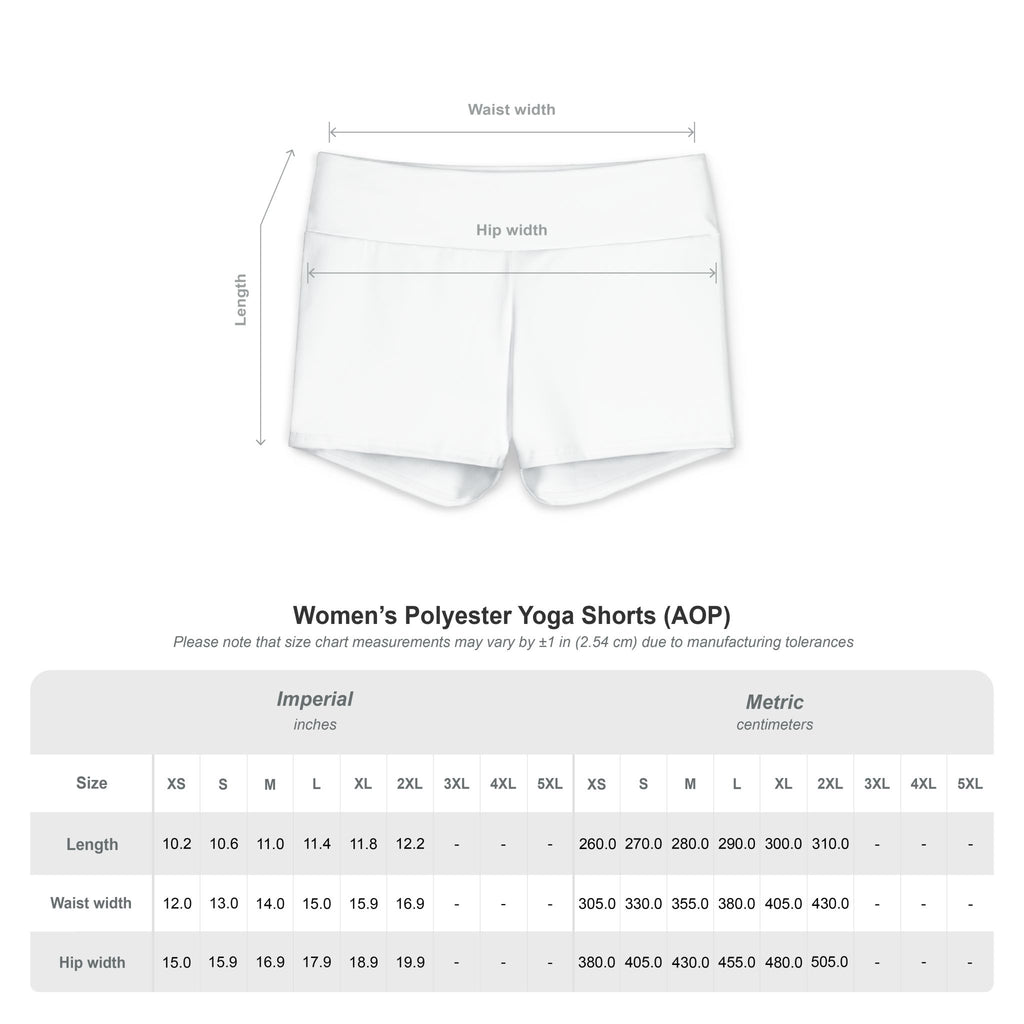RADNIS Women's Yoga Shorts — High-Waist Polyester Activewear (solid color)