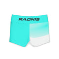 RADNIS Women's Yoga Shorts — High-Waist Polyester Activewear (solid color)