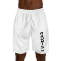 RADNIS Men's Athletic Jogger Shorts — Vertical 'RADNIS' Graphic