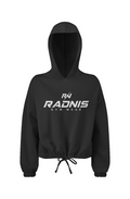 RADNIS Ladies' Cropped Oversize Hooded Sweatshirt