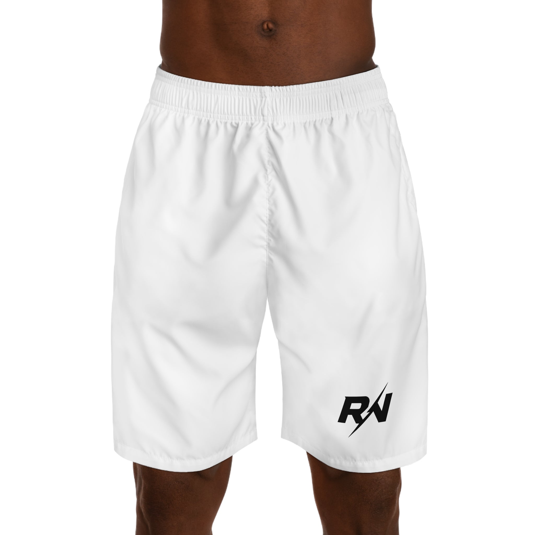 RN Logo Jogger Shorts — Men's Athletic Casual Lounge Shorts