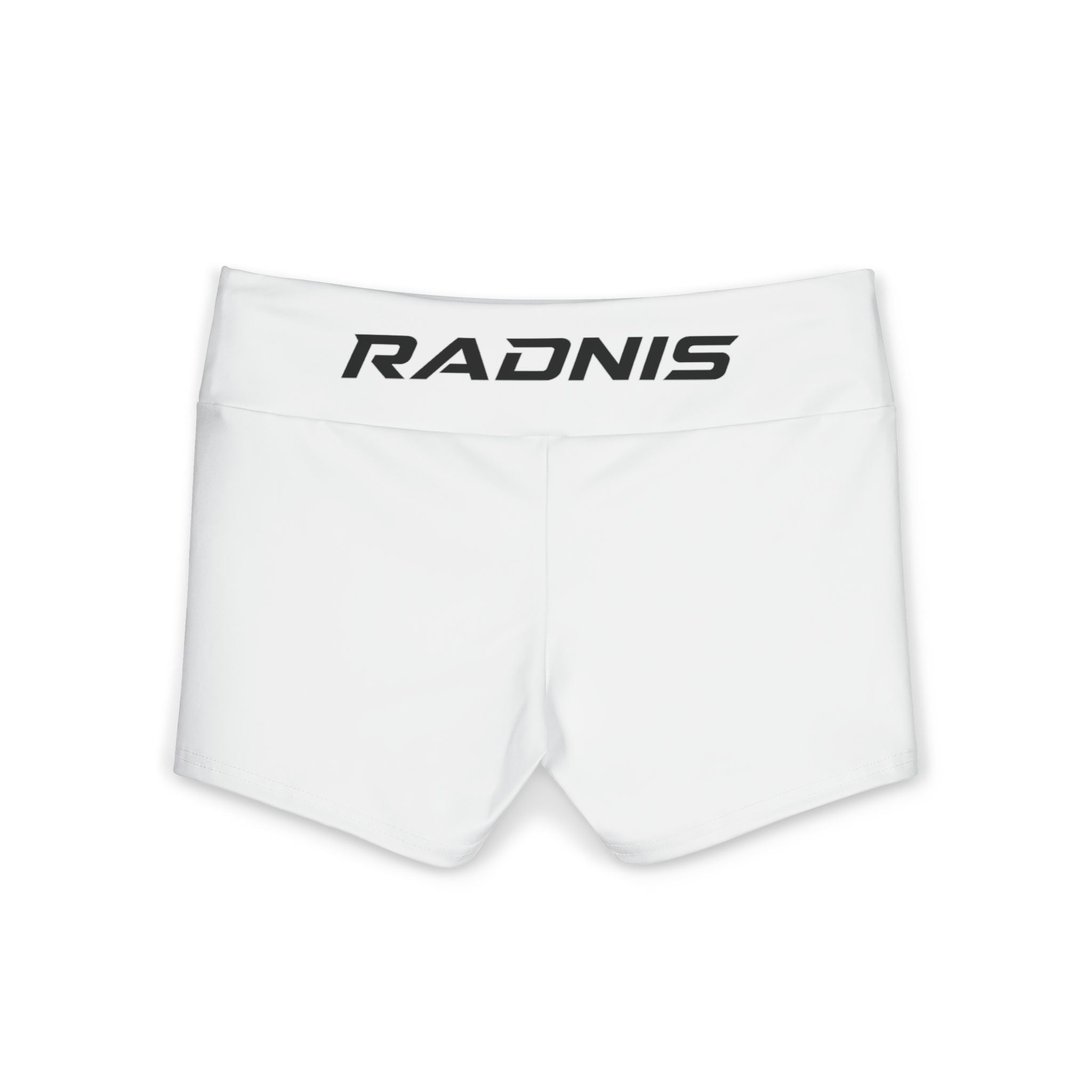 RADNIS Women's Yoga Shorts — High-Waist Polyester Activewear