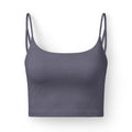 Women's Luxe Bra — Sleek Black Crop Bralette with Minimal RN Logo