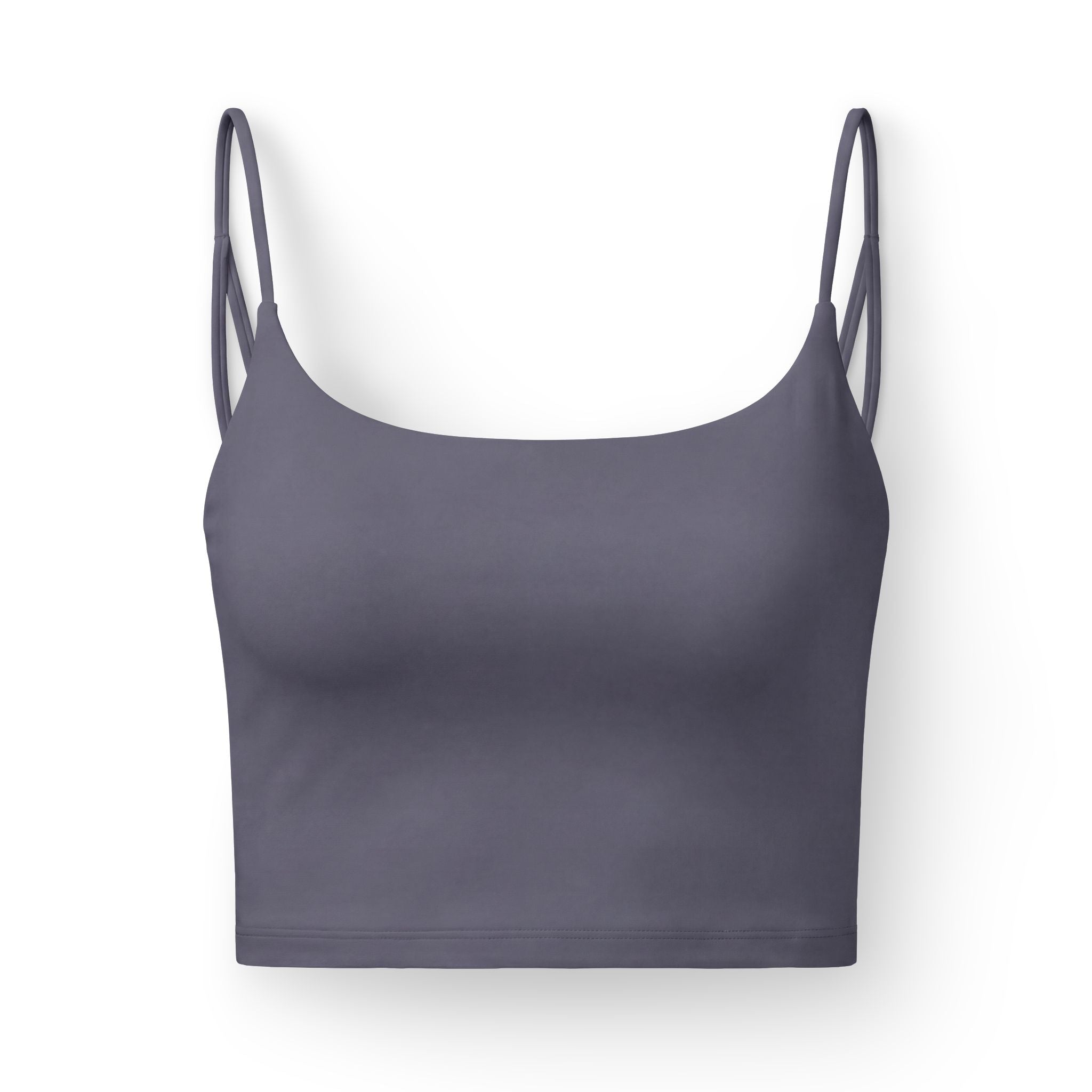 Women's Luxe Bra — Sleek Black Crop Bralette with Minimal RN Logo