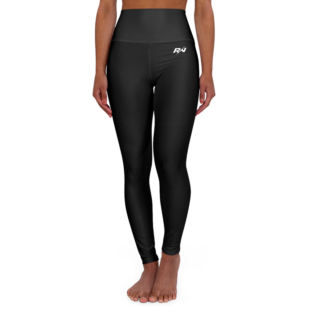 RADNIS Black High-Waisted Yoga Leggings
